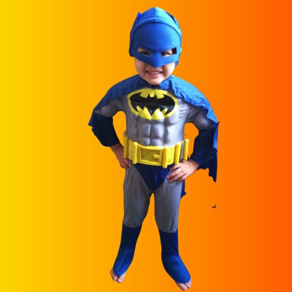 Connor dressed as his favorite hero, Batman