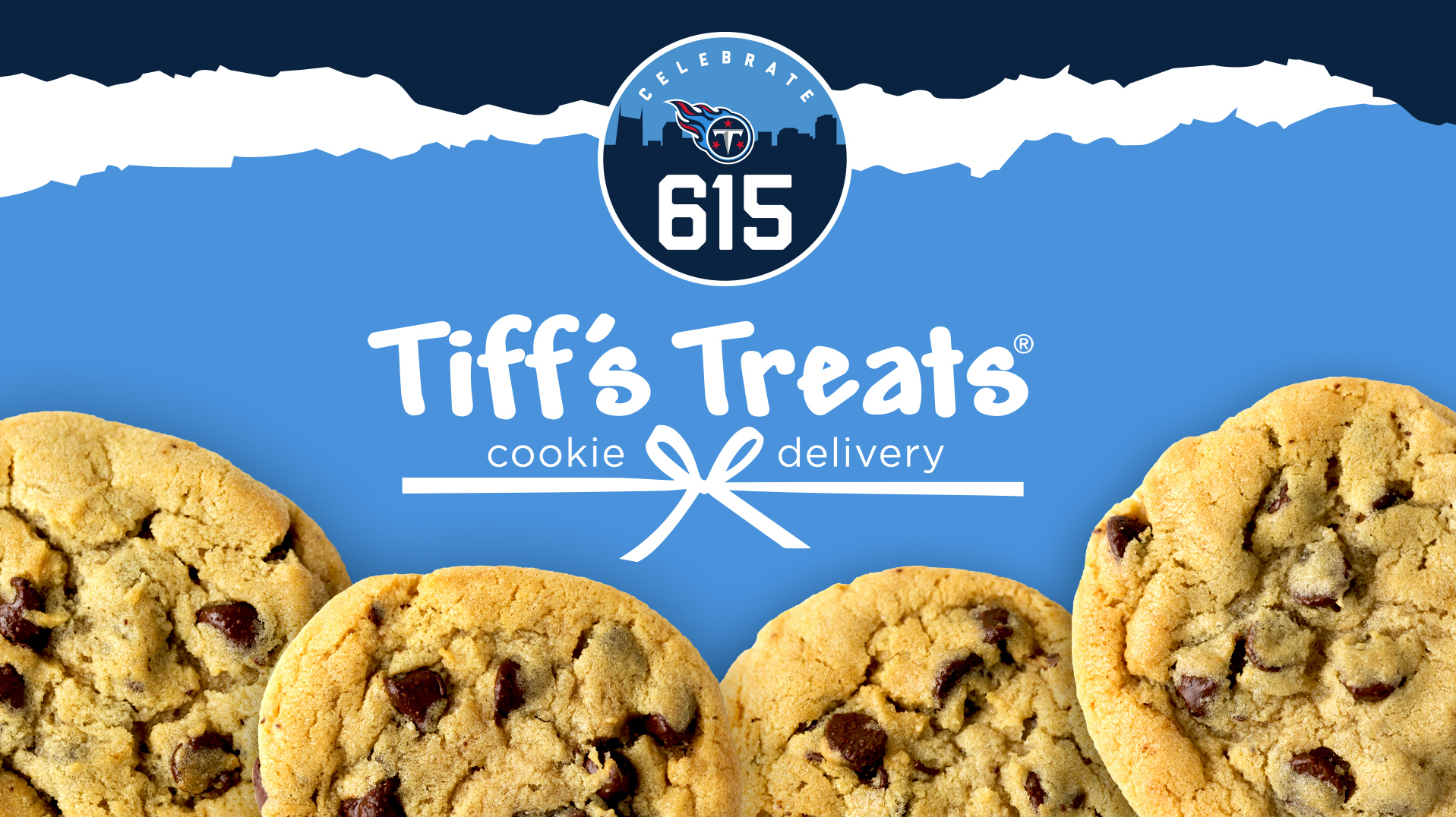 Tiff's Treats Cookie Delivery Titans 615